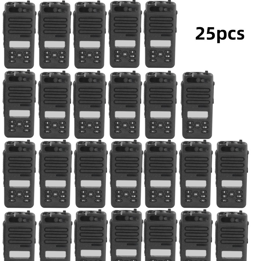 25-Pack Replacement Front Outer Cover Housing Case Fits For XPR3500e For Radio