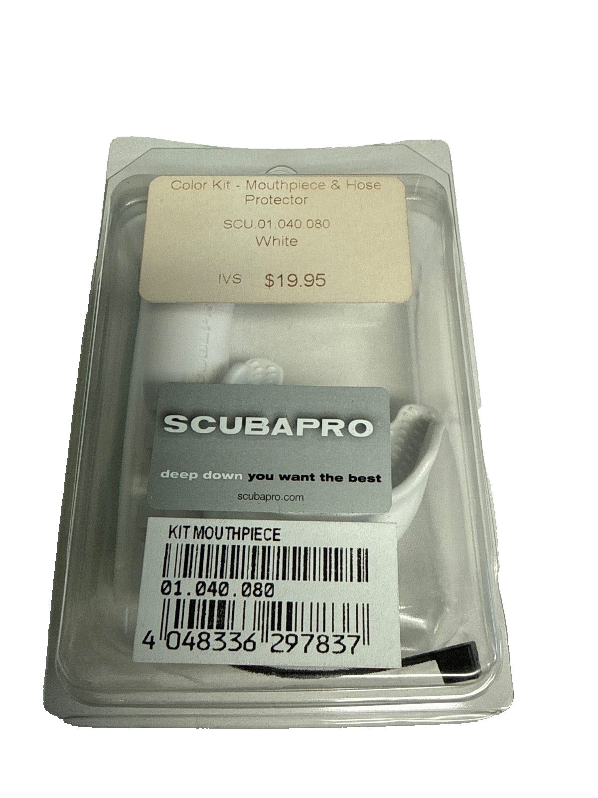 Scubapro color kit Mouthpiece & Hose protector - White