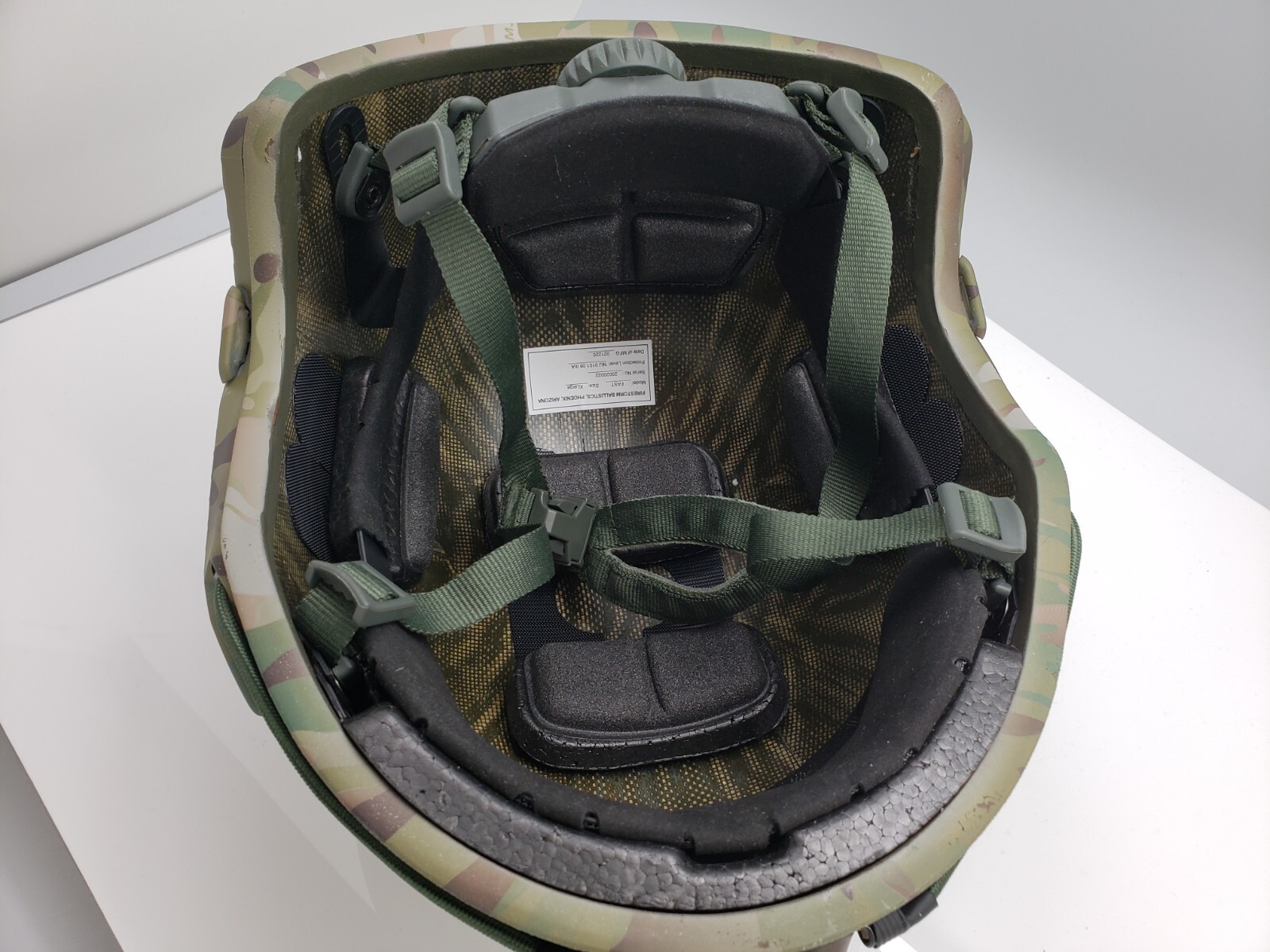 FAST Helmet Level IIIA MICH Ballistic Helmet LARGE MULTI-CAM