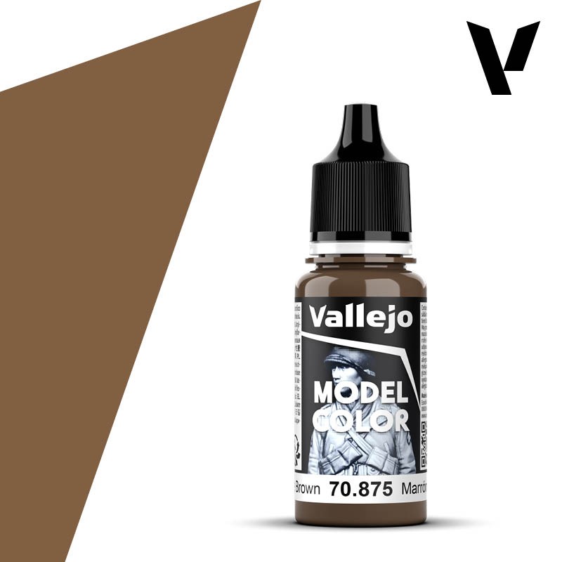 Vallejo 17ml Bottle Acrylic Beige Brown Model Color 70.875