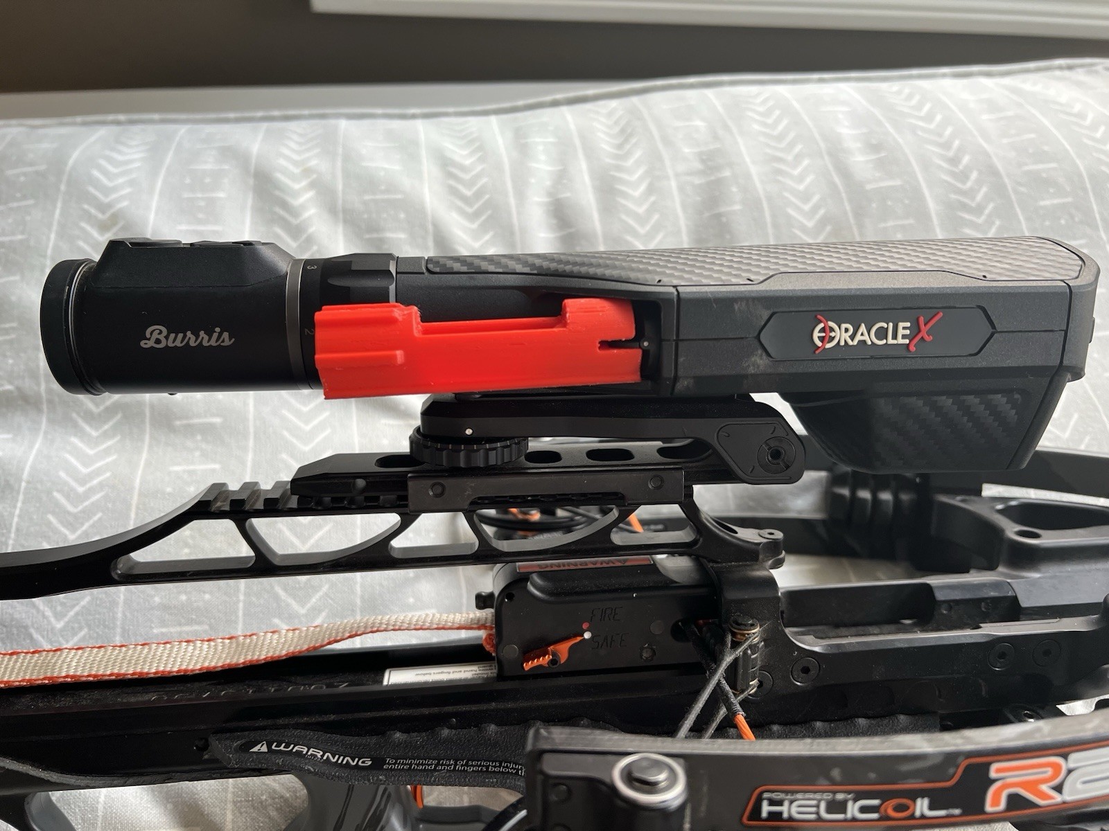 Burris Oracle X Scope Caps 3D Printed and Battery Cap Installation Tool Bundle