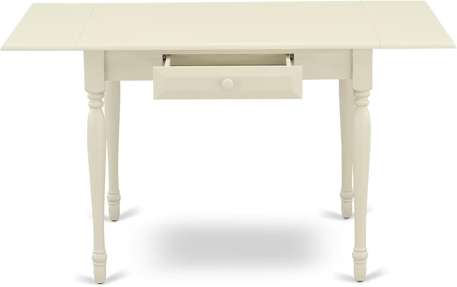 MZFL3-LWH-01 3 Piece Dining Set Contains a Rectangle Dining Room Table with Drop