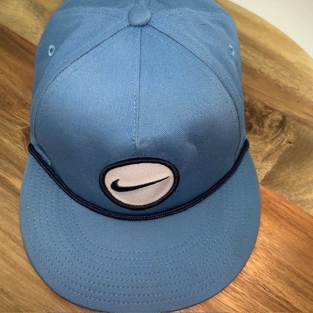 Nike Golf True Retro72 Performance Snapback Hat Light Blue Unisex
