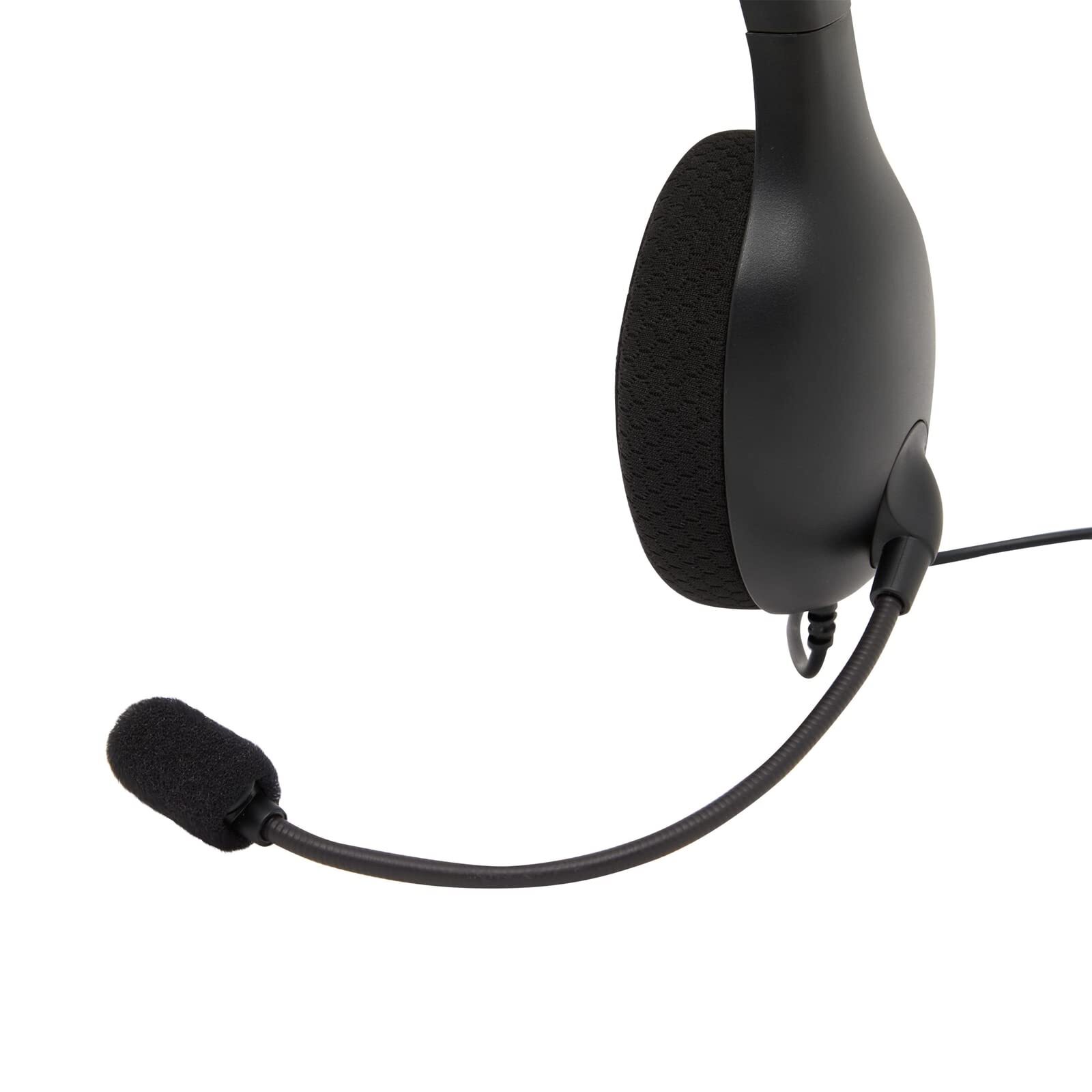 24 Pack Mini Foam Windscreen for Headset Microphone Black