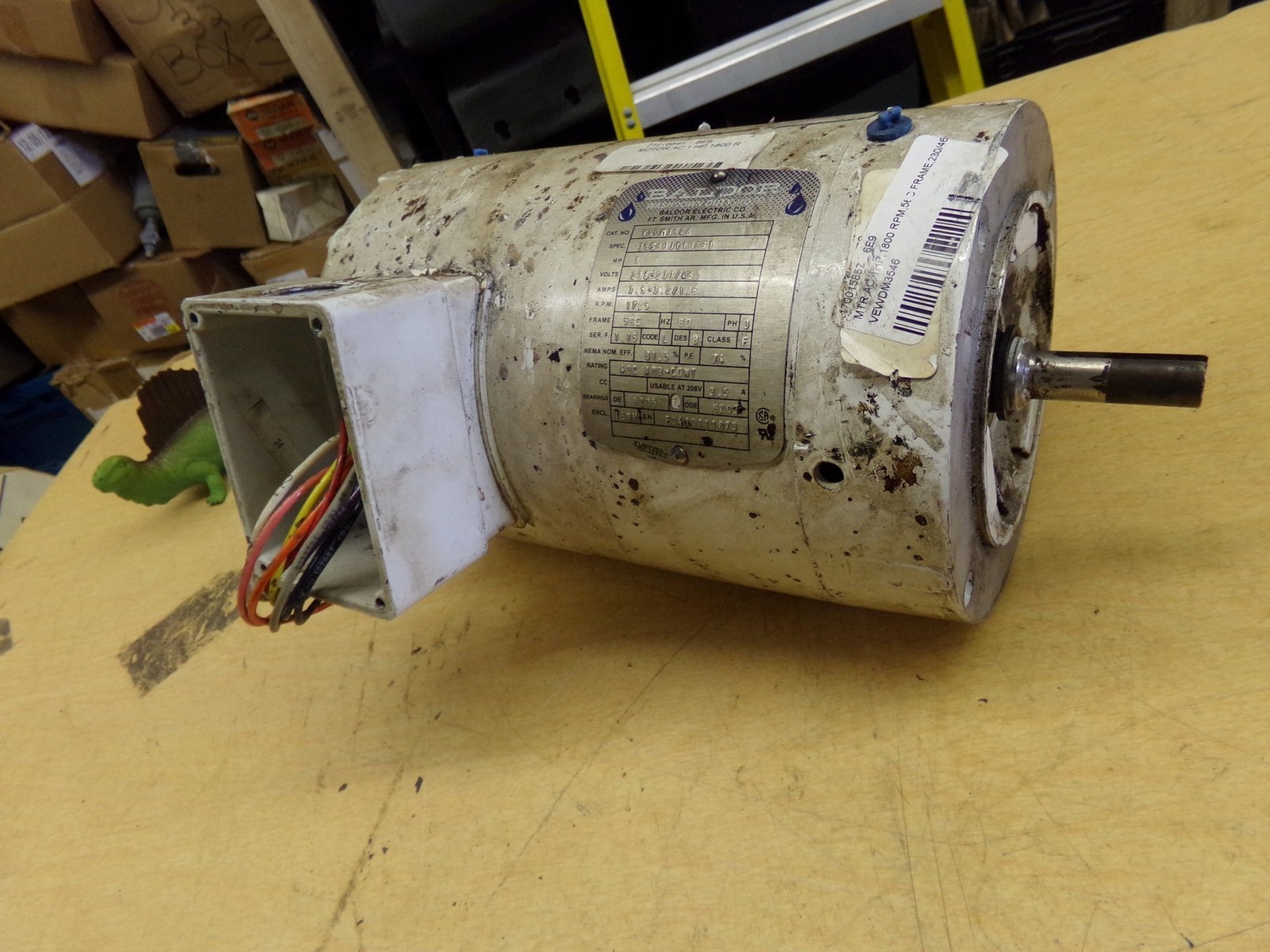 Baldor VWDM3546 Motor 1HP *Free Shipping*
