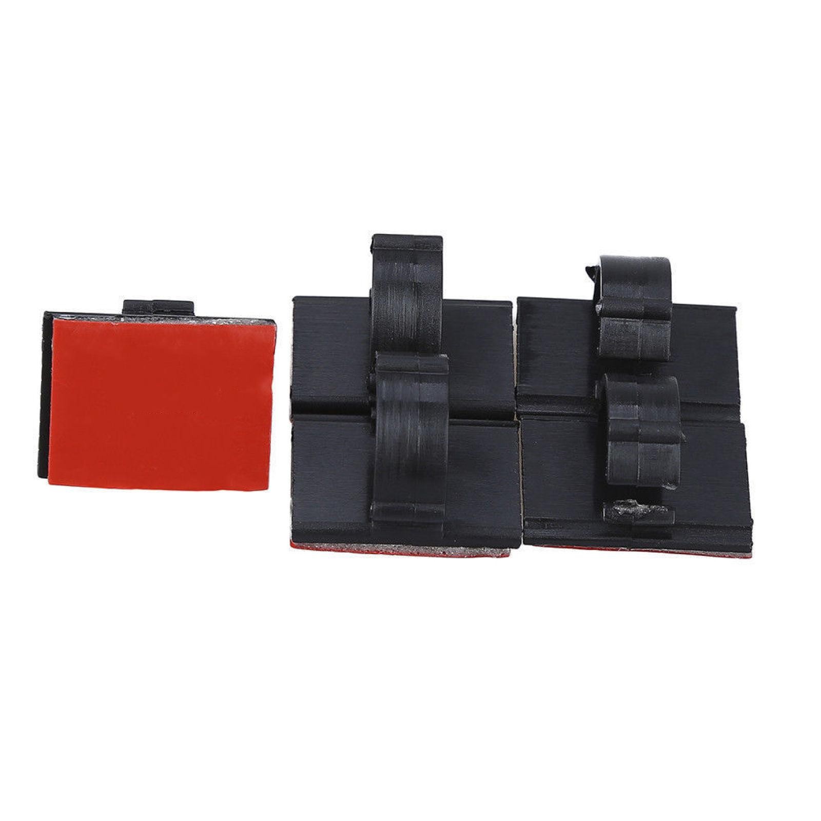 20Pack Self-Adhesive Base Design Clip Wire Tie Cable Clamp Clip Car Dash Camera