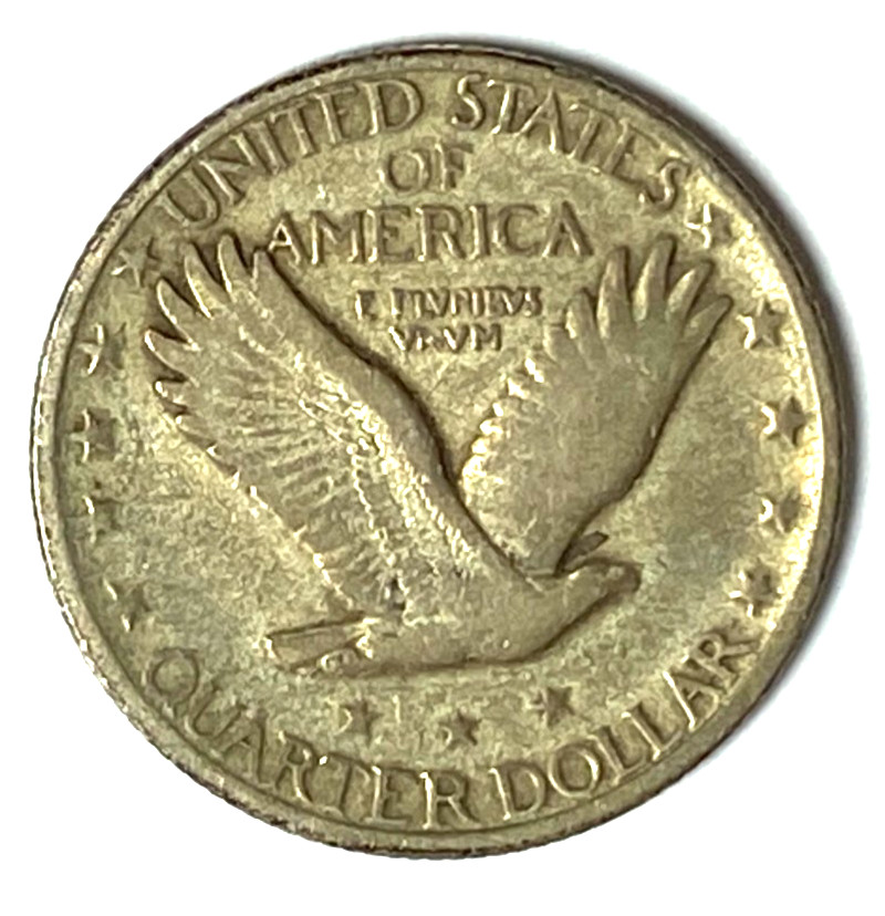 1917 25c Standing Liberty Silver Quarter Philadelphia Type 2