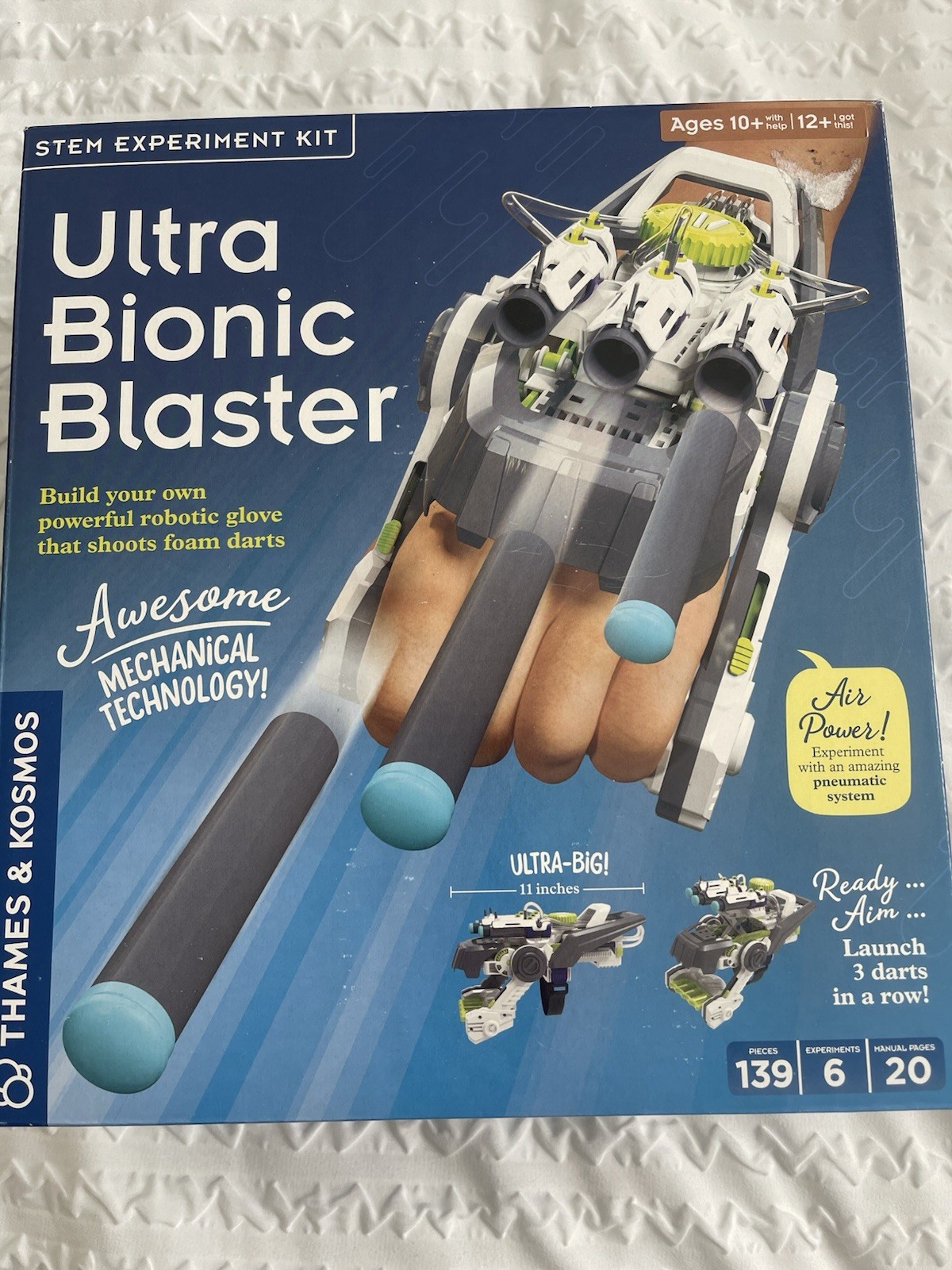 Thames & Kosmos Ultra Bionic Blaster STEM Robotic Glove Kit, 139 Pieces