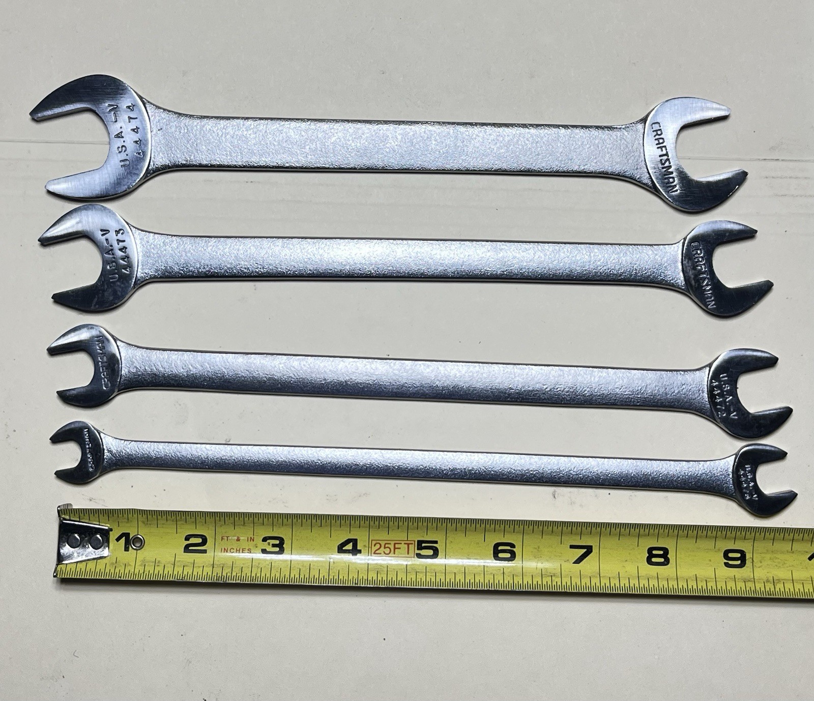 4 Craftsman Thin Valve Adjusting Wrenches V Series Used