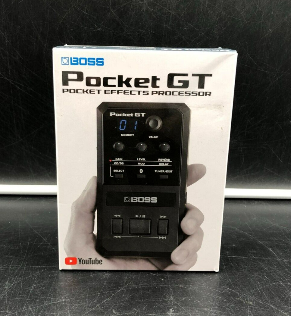 Boss Pocket GT Amp Pocket Effects Processor - NEW OPEN BOX