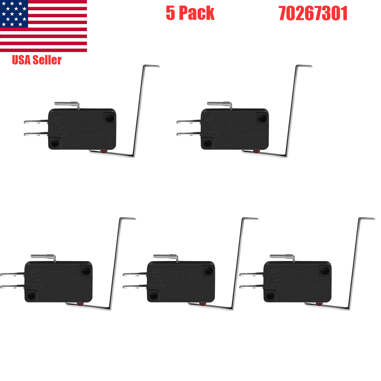 Dryer Air Flow Switch 70267301 For Huebsch, Speed Queen -5 Pack