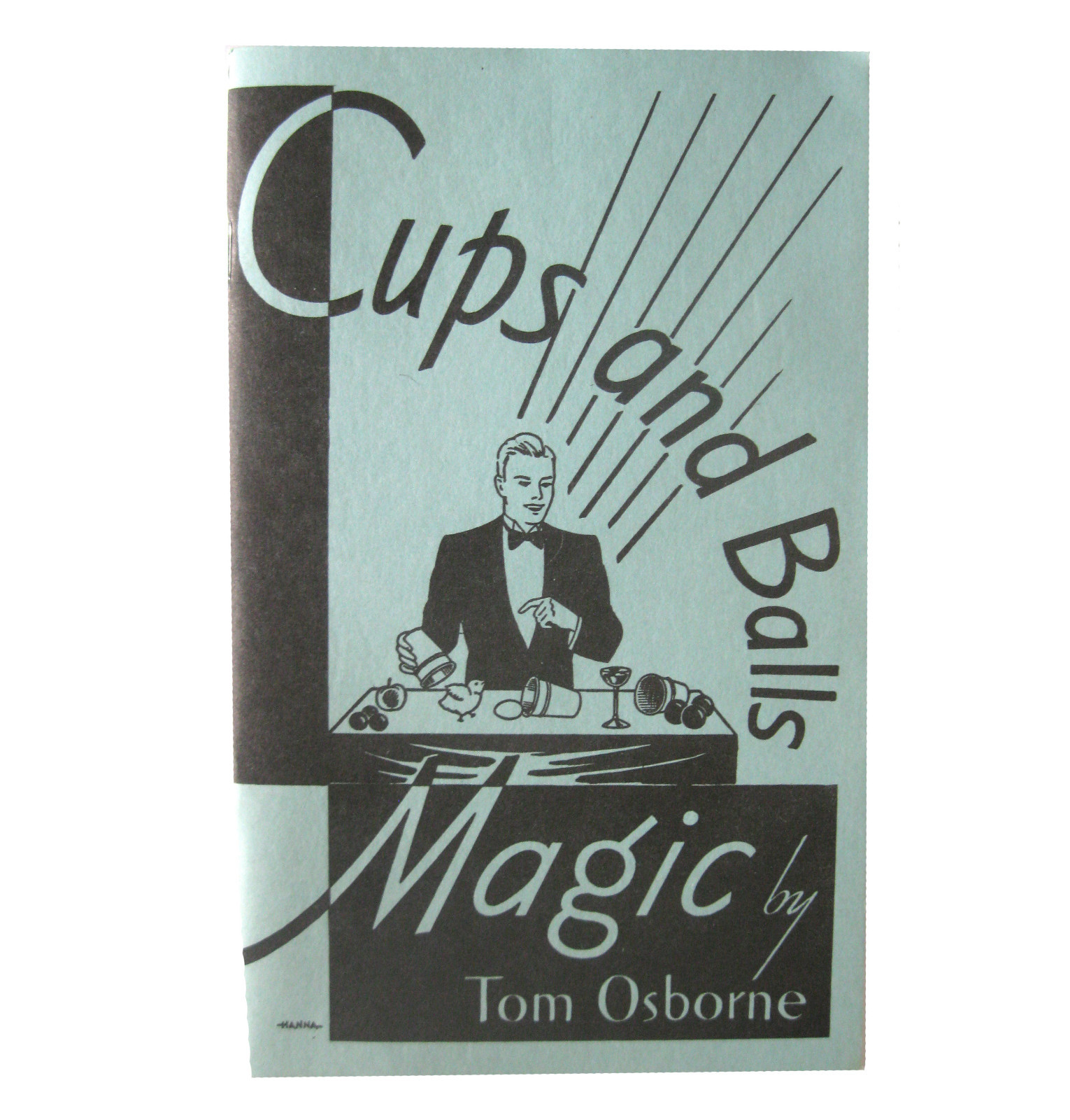 Cups and Balls Tom Osborne Close Up Magic Trick Book
