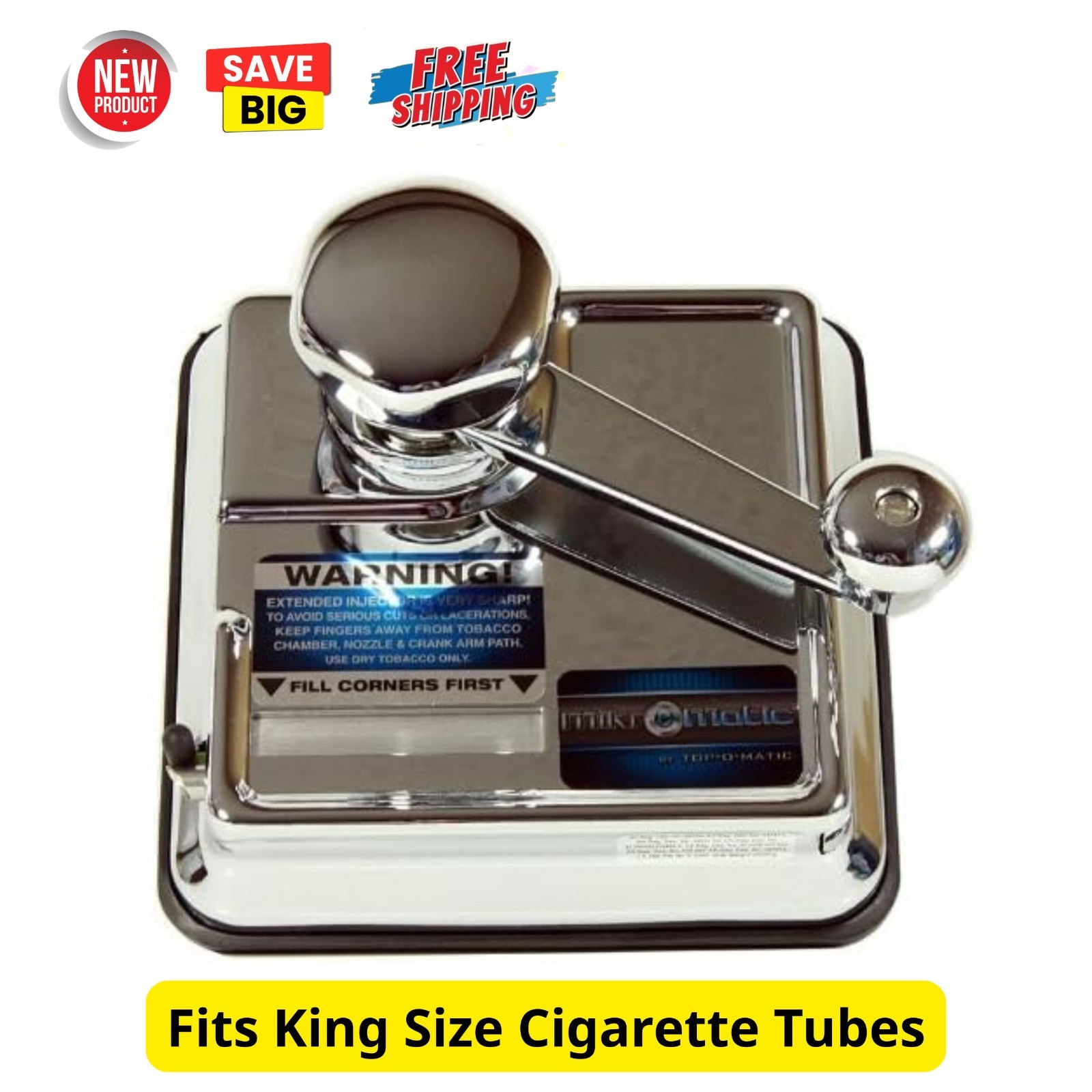 Portable Cigarette Tube Injector Tobacco Rolling Machine Hand Operation