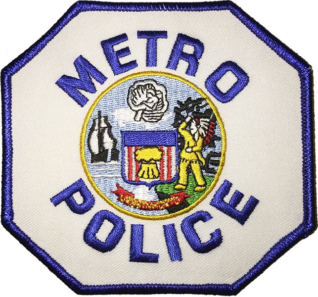METRO POLICE DEPARTMENT SHOULDER PATCH: Police Officer, The Negotiator (1998)
