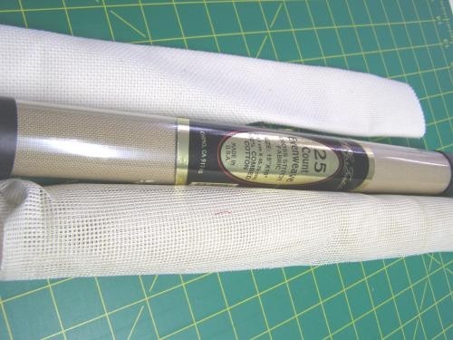 22 pieces various sizes, colors cross stitch fabric #1498