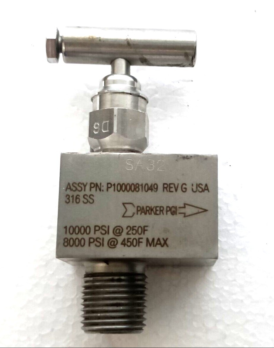 PARKER 10,000 PSI NEEDLE VALVE #NEW