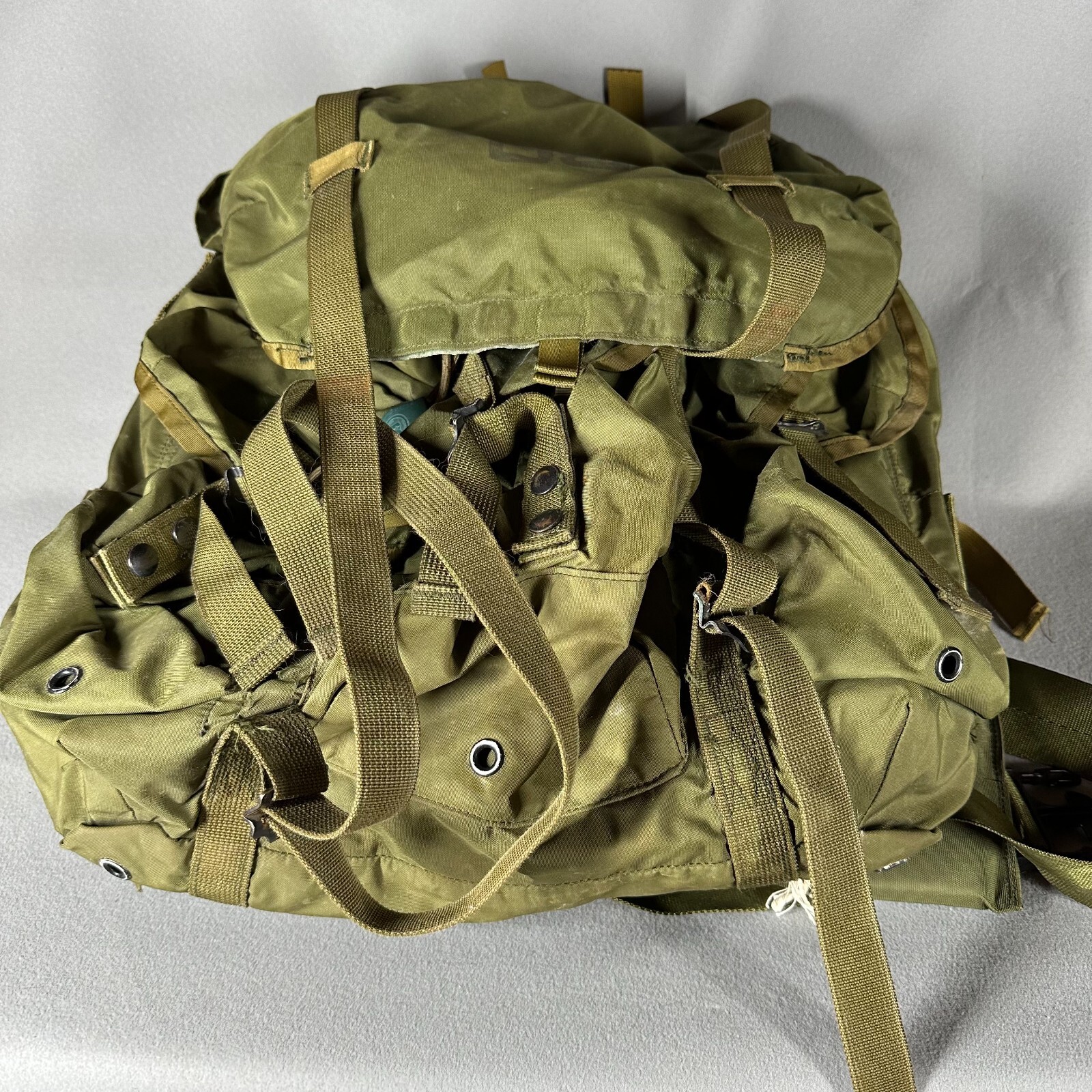Amertex Field Pack, Combat, Nylon, LC-1 Large Military Army US Green Bag + Frame