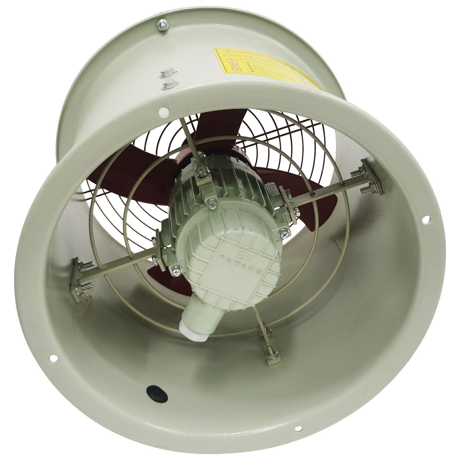 12" Hazardous Location Axial Fan Explosion-Proof Inline Duct Blower Ventilation