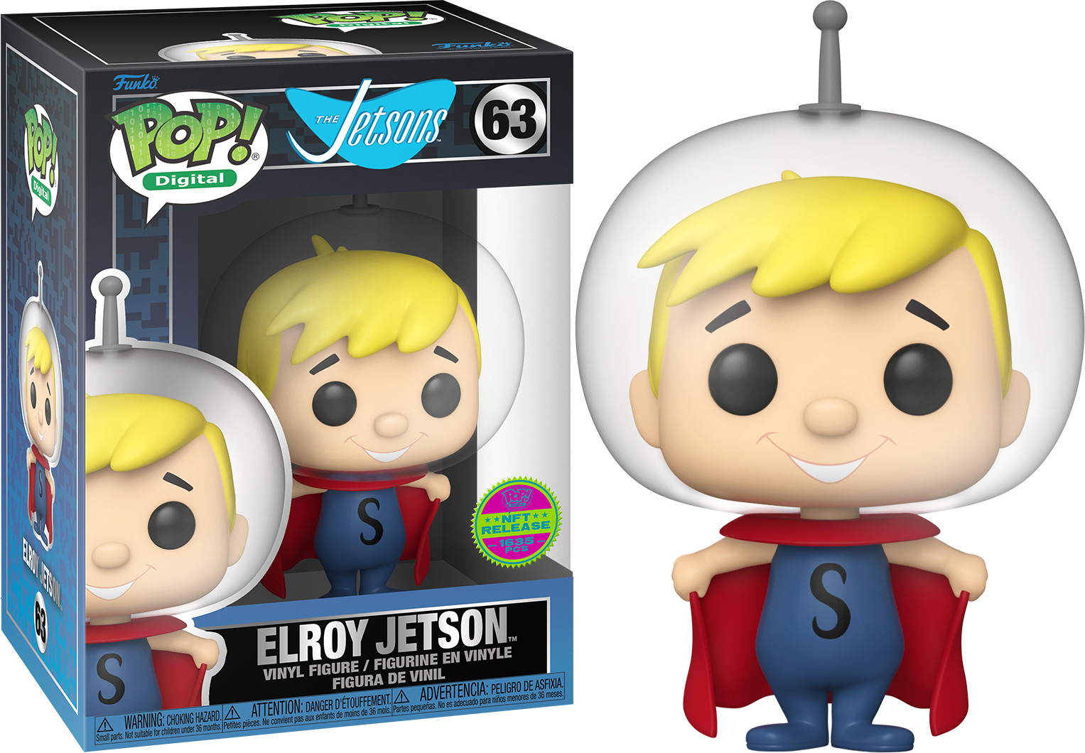 Funko Pop! Digital The Jetsons Elroy Jetson #63 12 Jul 2022