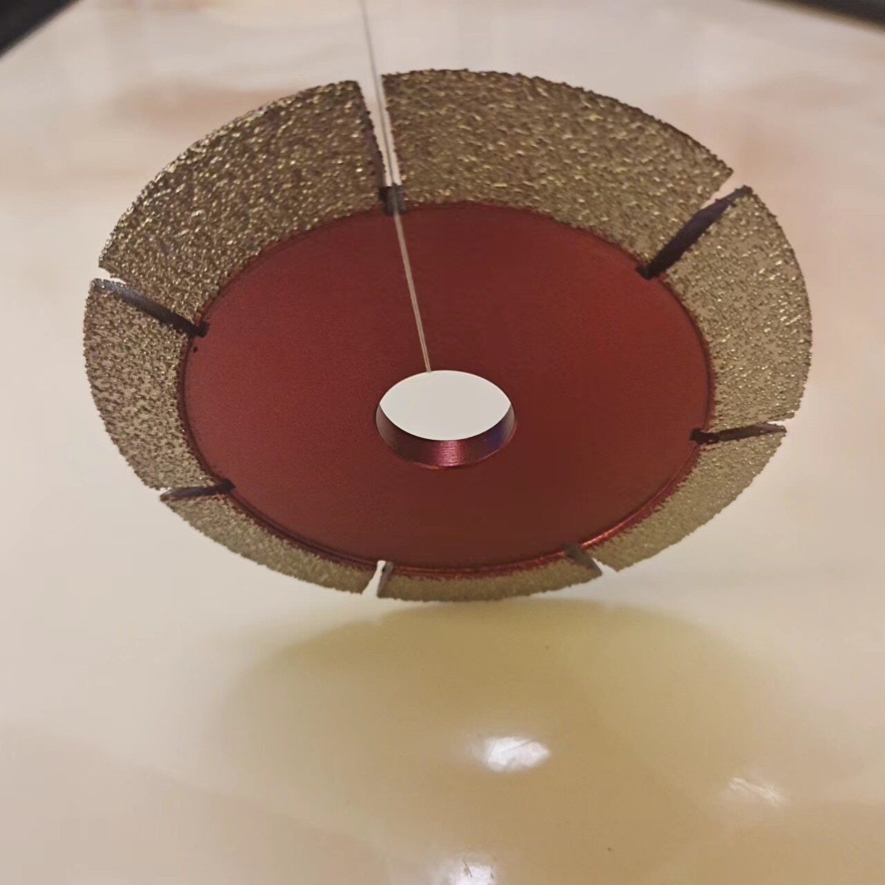 4-1/2" Diamond Crack Chaser Blade 0.375" Segment V-Shape stone concrete marble