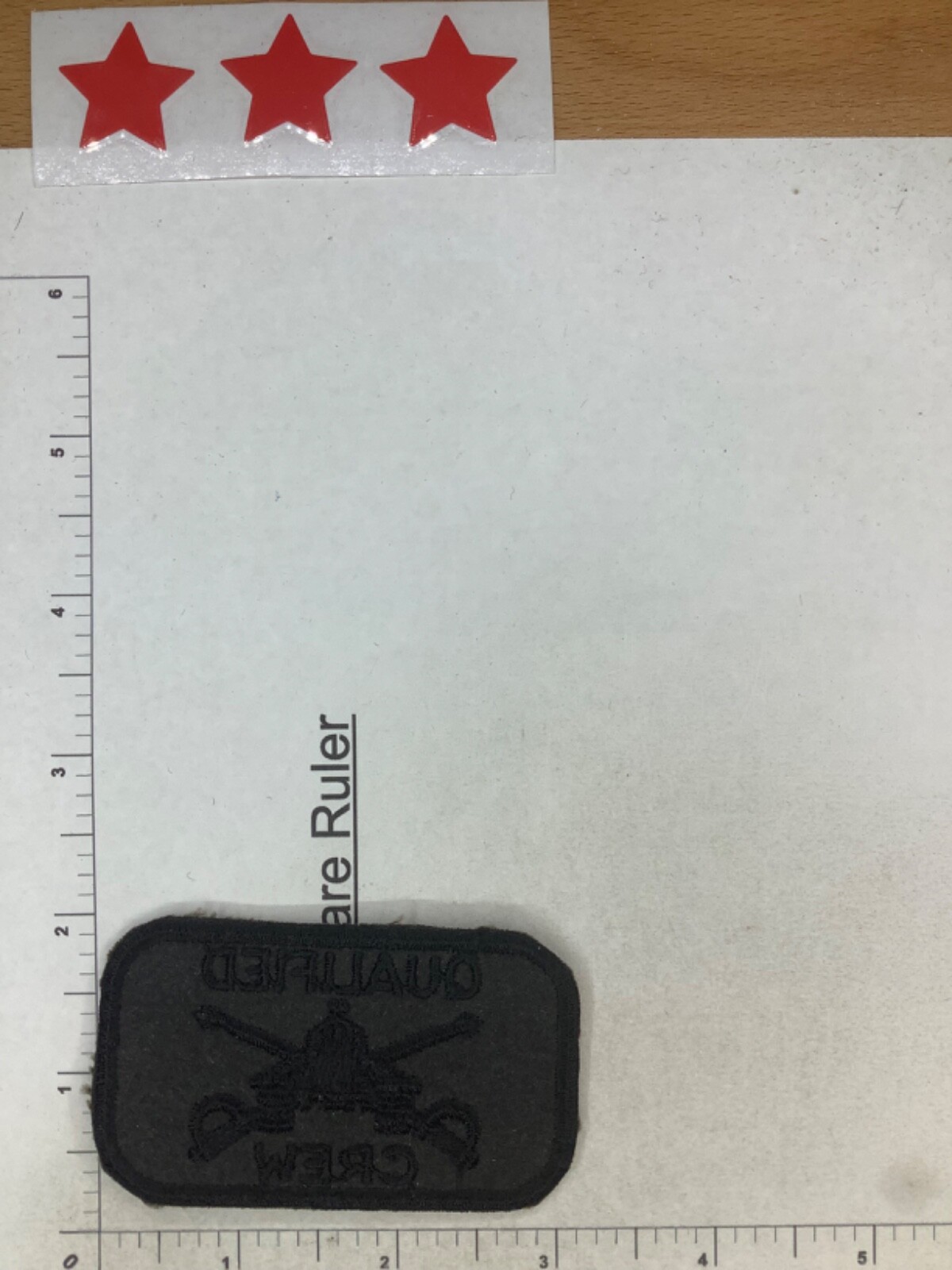 US ARMY ARMOR QUALIFIED CREW PATCH