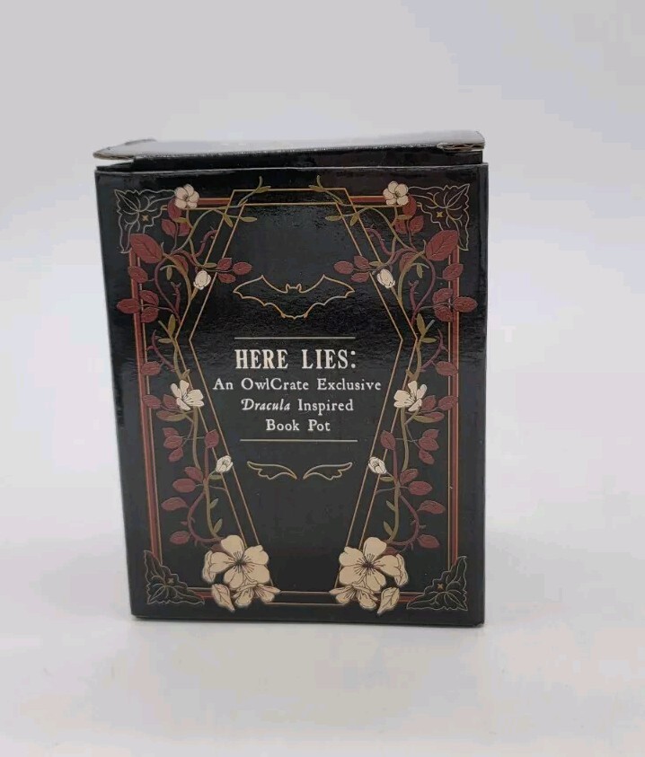Owlcrate Dracula Book Pot Brand New