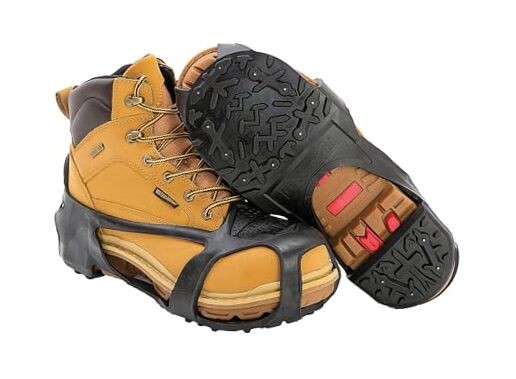 Heavy Duty Ice Cleats for Traction on Snow & Ice - 28 Integrated Medium