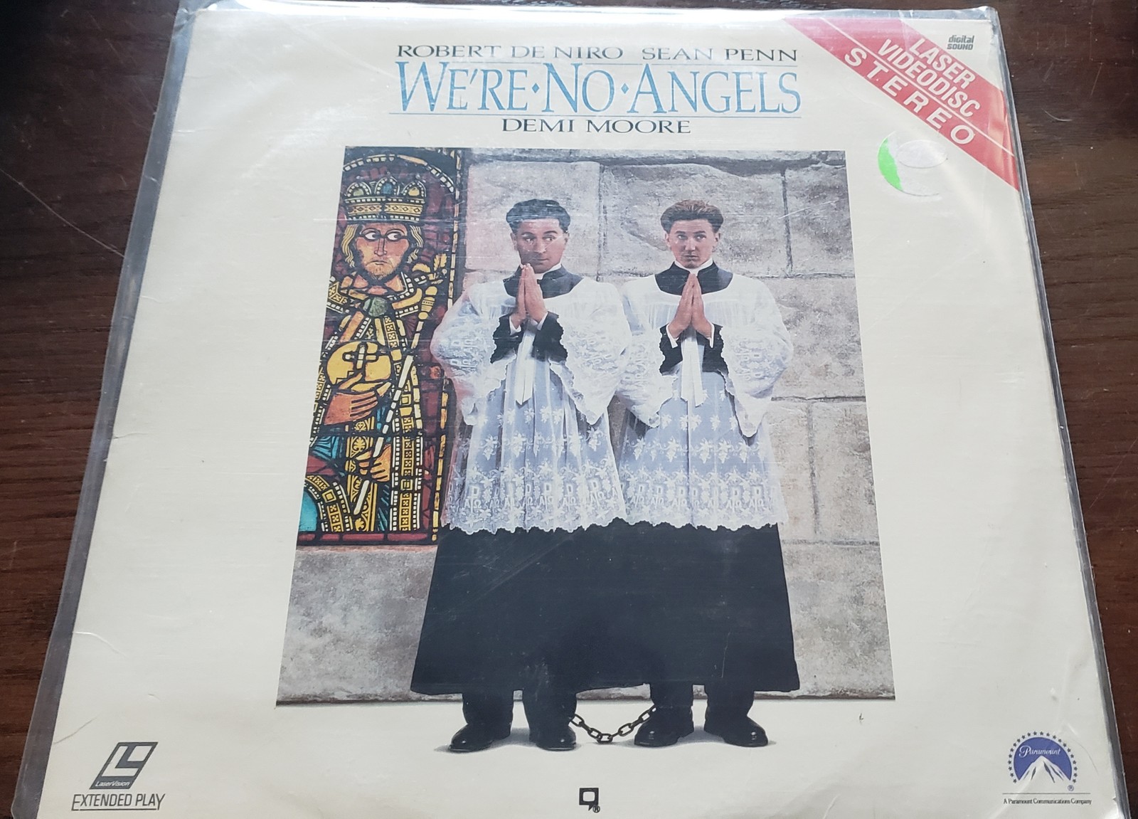 We're No Angels Laserdisc Robert De Niro Sean Penn 1989 Comedy Extended Play