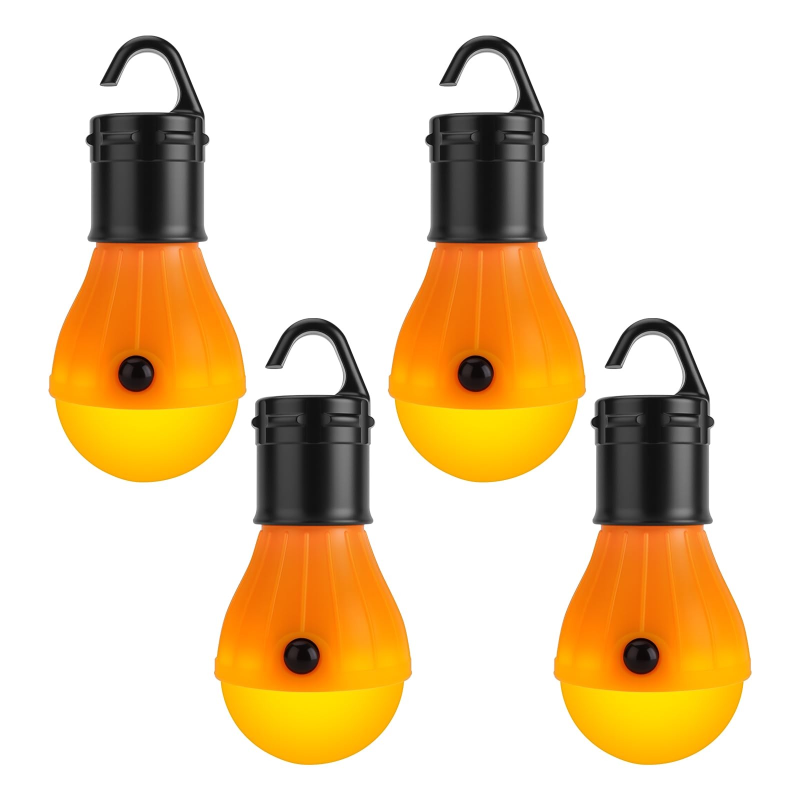 Portable Soft Amber Yellow Bug Resistant LED Hanging Camping Lantern Light