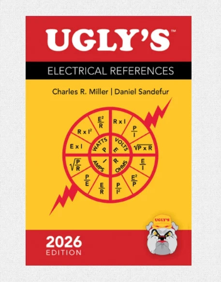 NFPA 70 2026 NEC Code Book + Ugly's Electrical Ref Spiral + Index TAB 2026 USPS