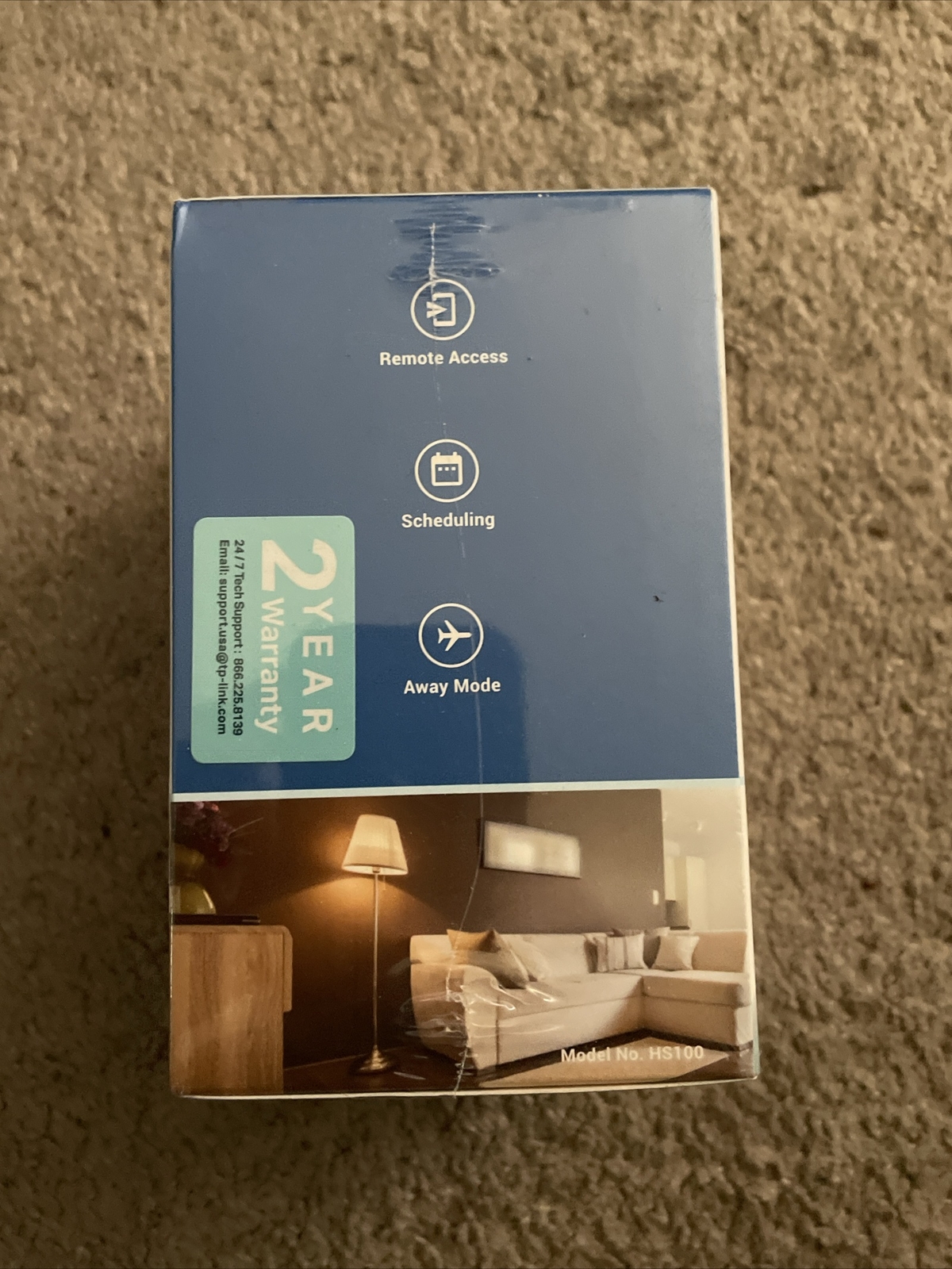 TP-Link - HS100 - Smart WiFi Plug - w/ Google Assistant & Amazon Alexa