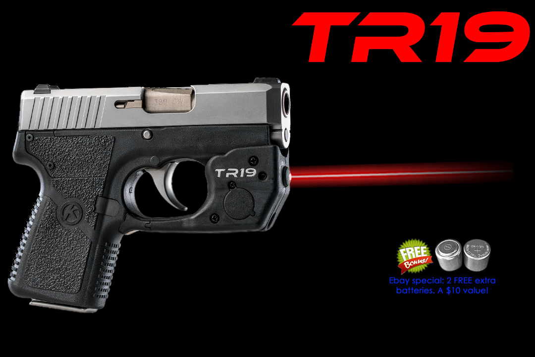 ArmaLaser TR19 / TR19S Red Laser Sight for Kahr P380, CW380, CT380