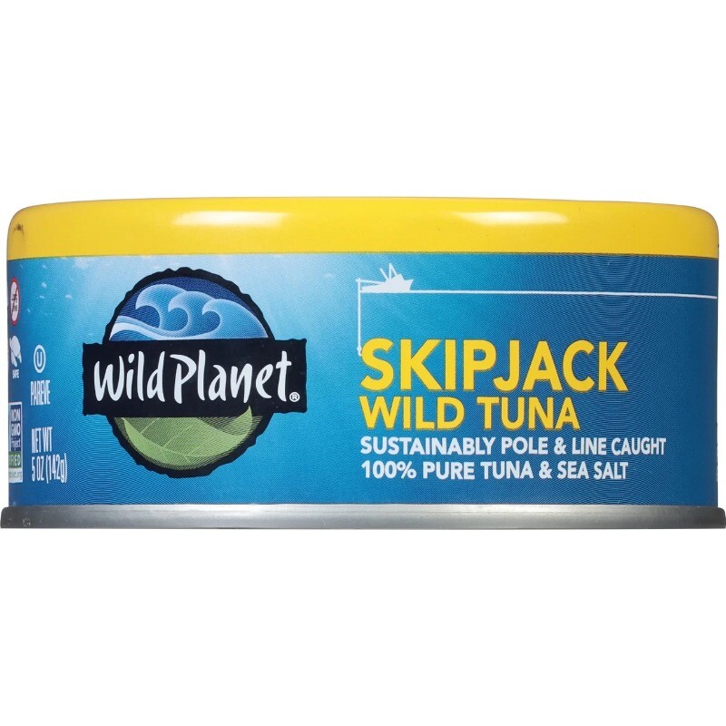 (4 pack) Wild Planet Skip Jack Wild Tuna 5 oz