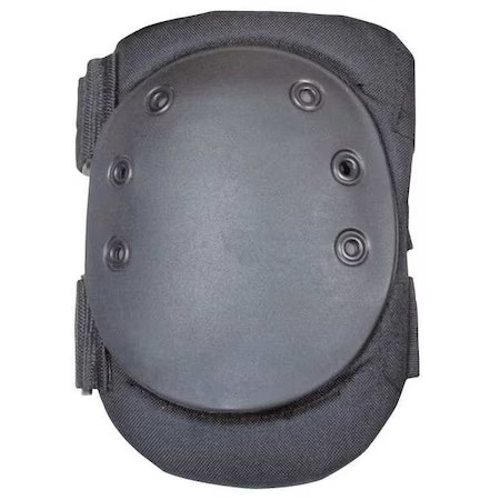 Damascus Gear Dkp-B Knee Pad, Hard Shell, Foam Pad, Plastic Cap, Hook-And-Loop