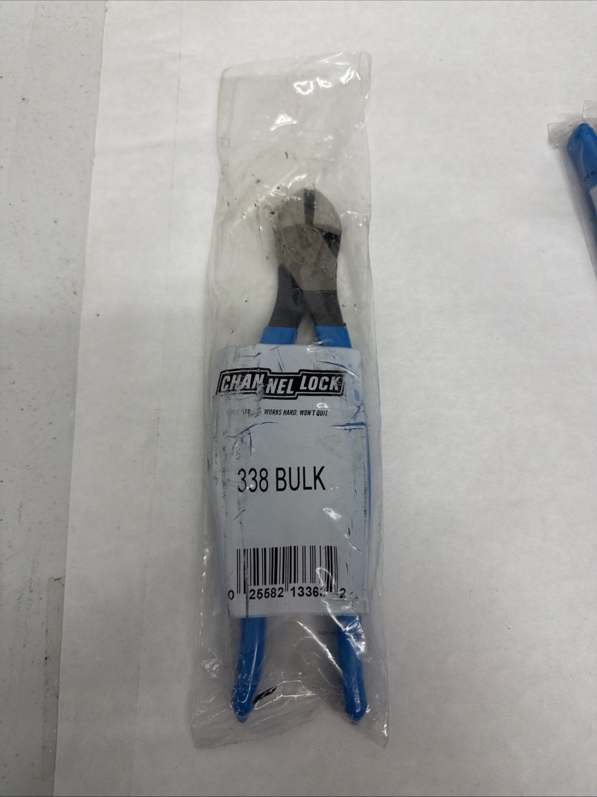 Channellock 338 BULK XLT Diagonal Cutting Pliers 8.29 in OAL Knife and Anvil