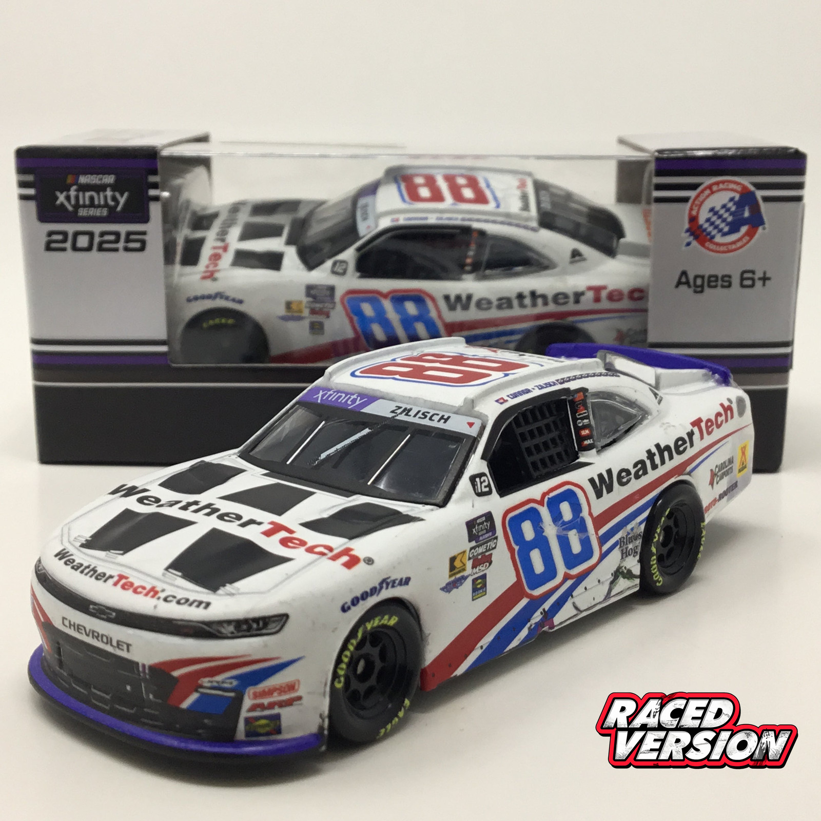 Connor Zilisch 2025 WeatherTech Charlotte Roval Race Win Foil Number 1:64 Diecas