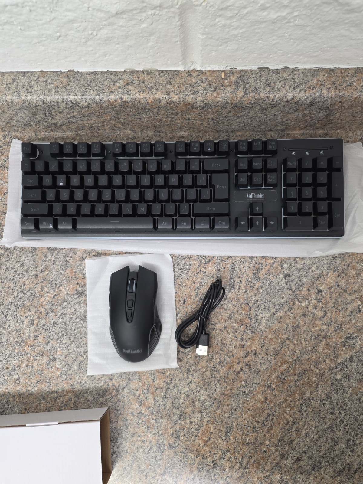 RedThunder K10 Wireless Gaming Keyboard 2.4G LED