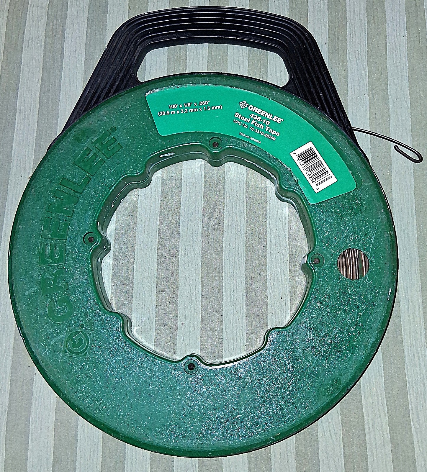 Greenlee Steel Fish Tape 438-10, 100 Feet