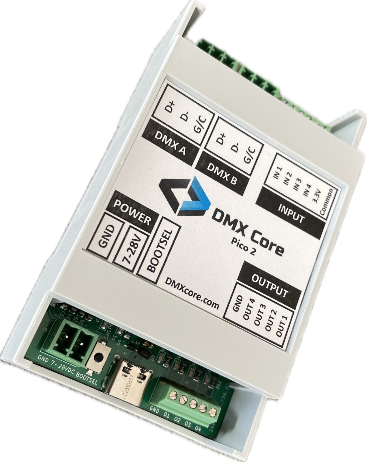 DMX Core Pico 2 - DMX Re-Mapper