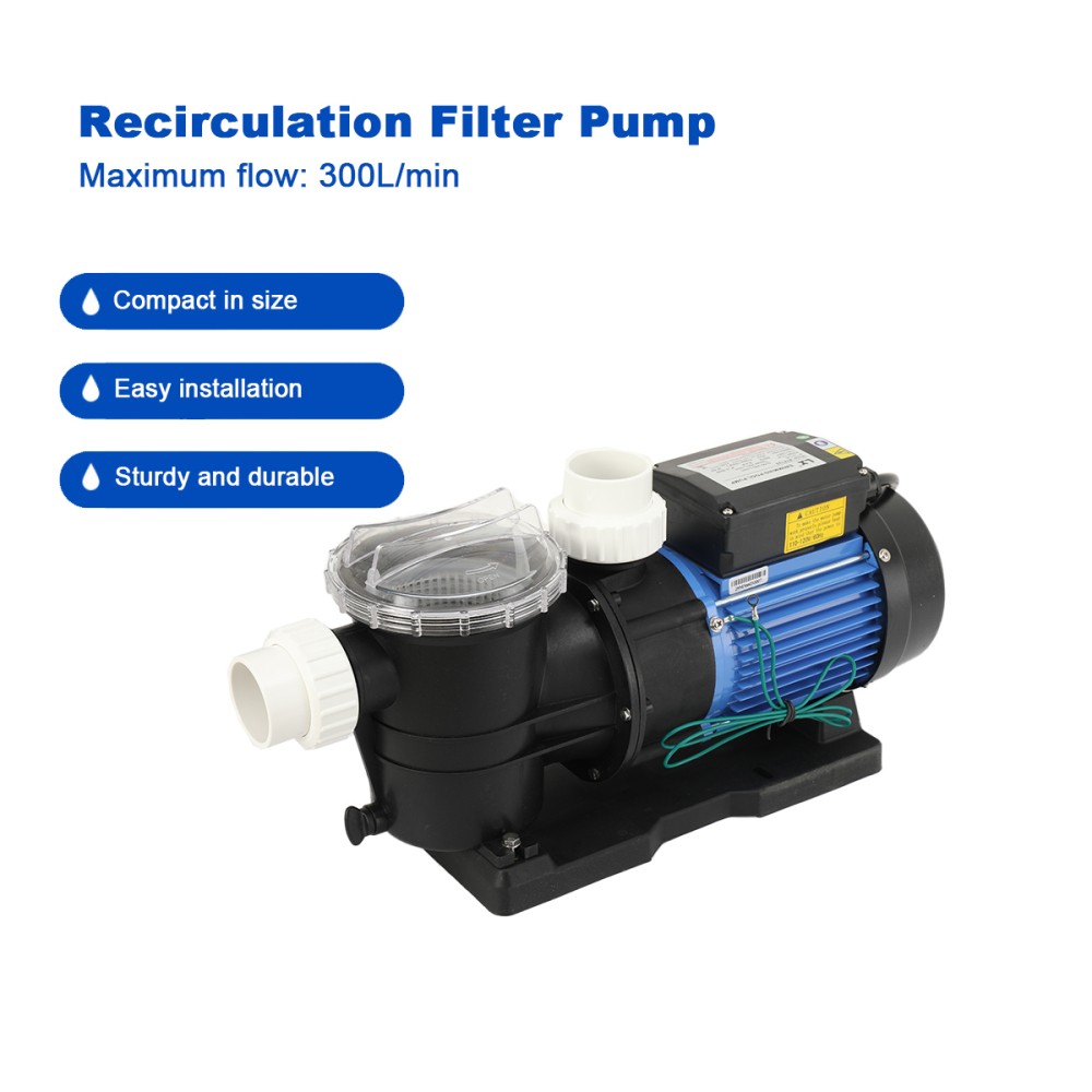STP-120 Swimming Pool Circulating Pump Fish Pond Surface Water Pump 110V