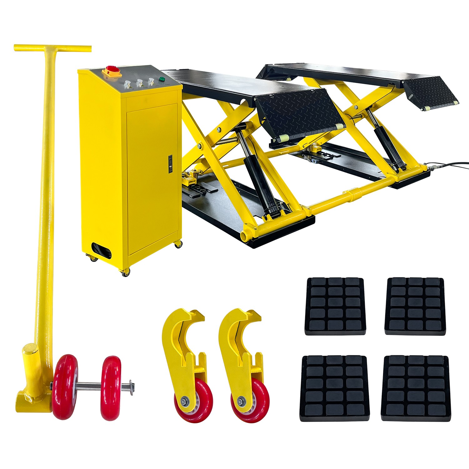 110V 3.5 Tons Scissor Lift/Mid Rise /Portable Car Lift For Vehice Maintenance