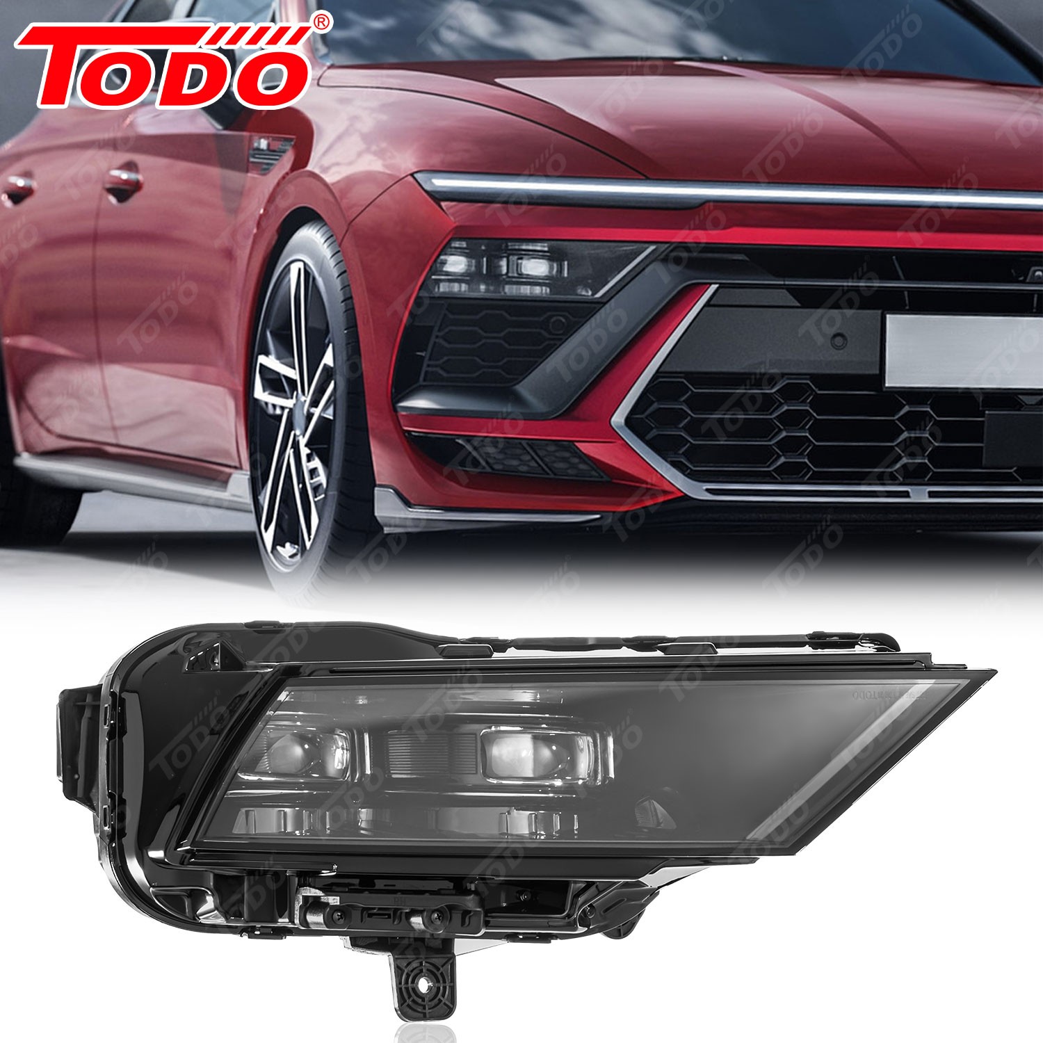 For Hyundai Sonata 2024-2025 LED Headlight  Double Beam Passenger 92102-L1740
