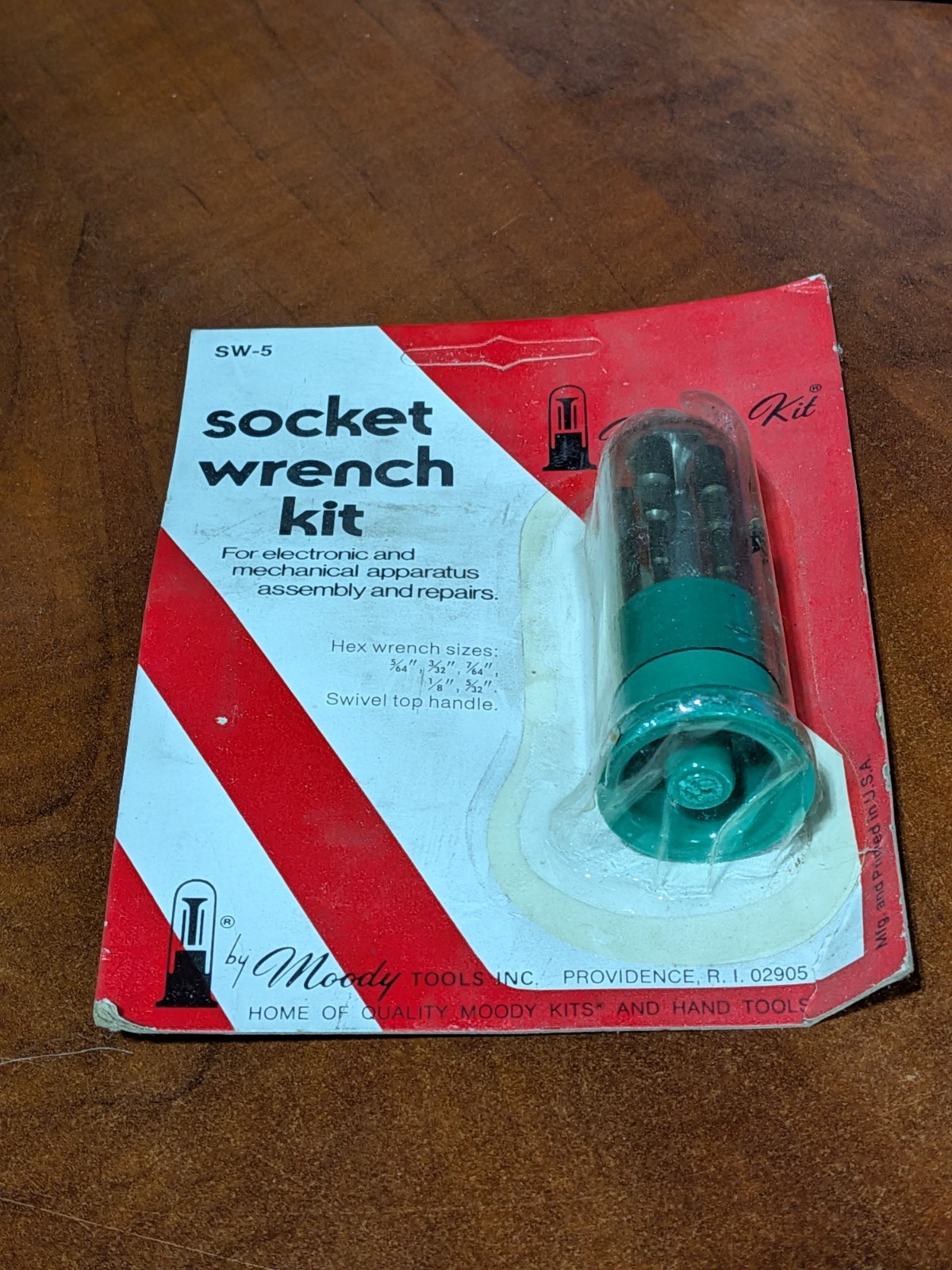 Moody Tools Inc. - #SW-5 - Socket Wrench Kit - For Electronic/Mechanical - NOS