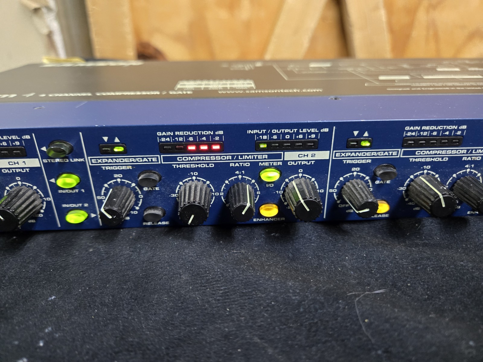 Samson S-Com 4 Four Channel Compressor/Gate - Ch. 1 is BAD - Please Read