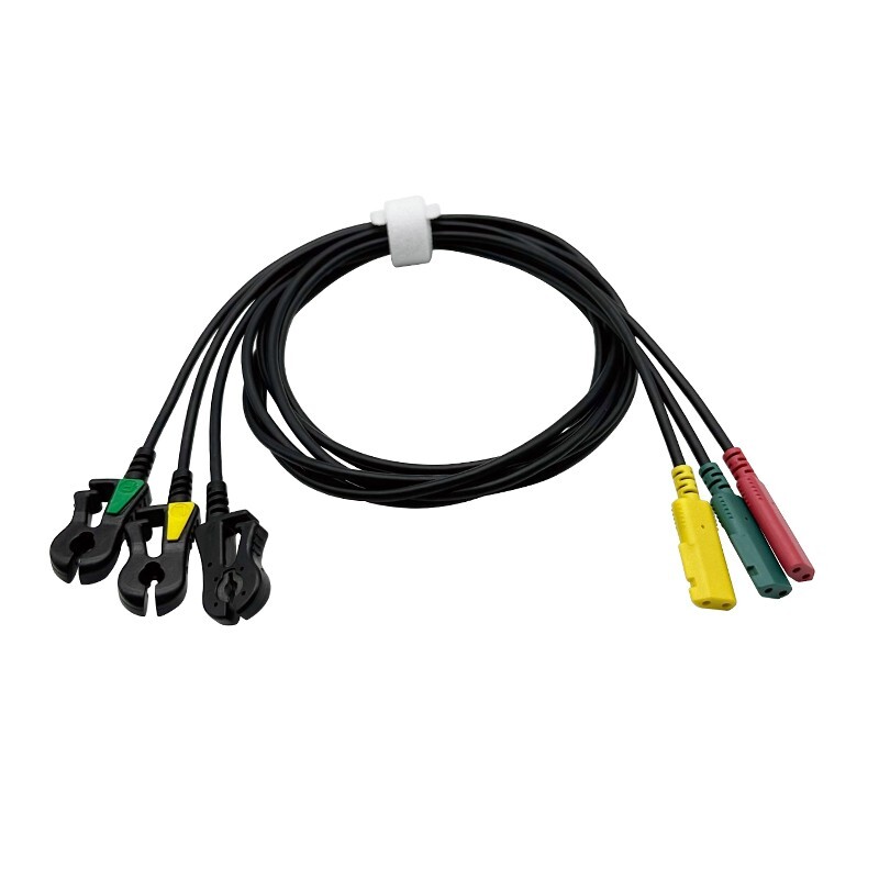 ECG Lead Sets,Carbon(RT) Lead Wires (Set of 3) for IVY 3150 3000 101R CT Monitor