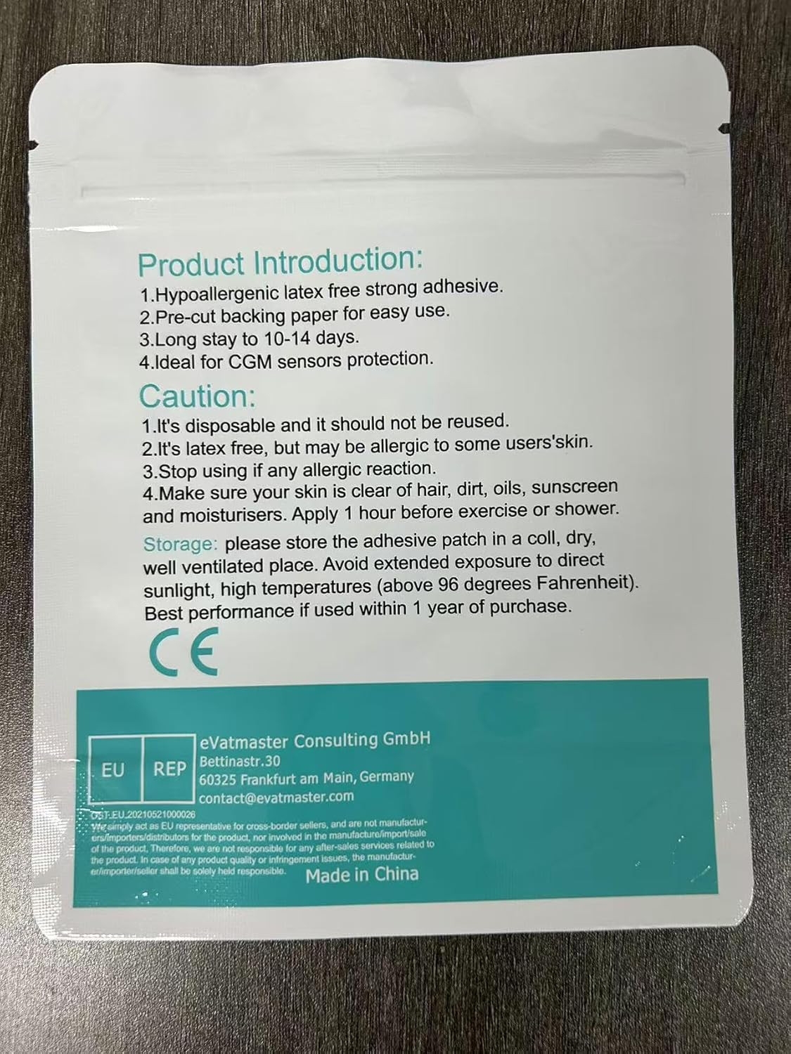 Dexcom G6 Adhesive Patches - 40 Pack Waterproof & Transparent Overpatch CGM Stic