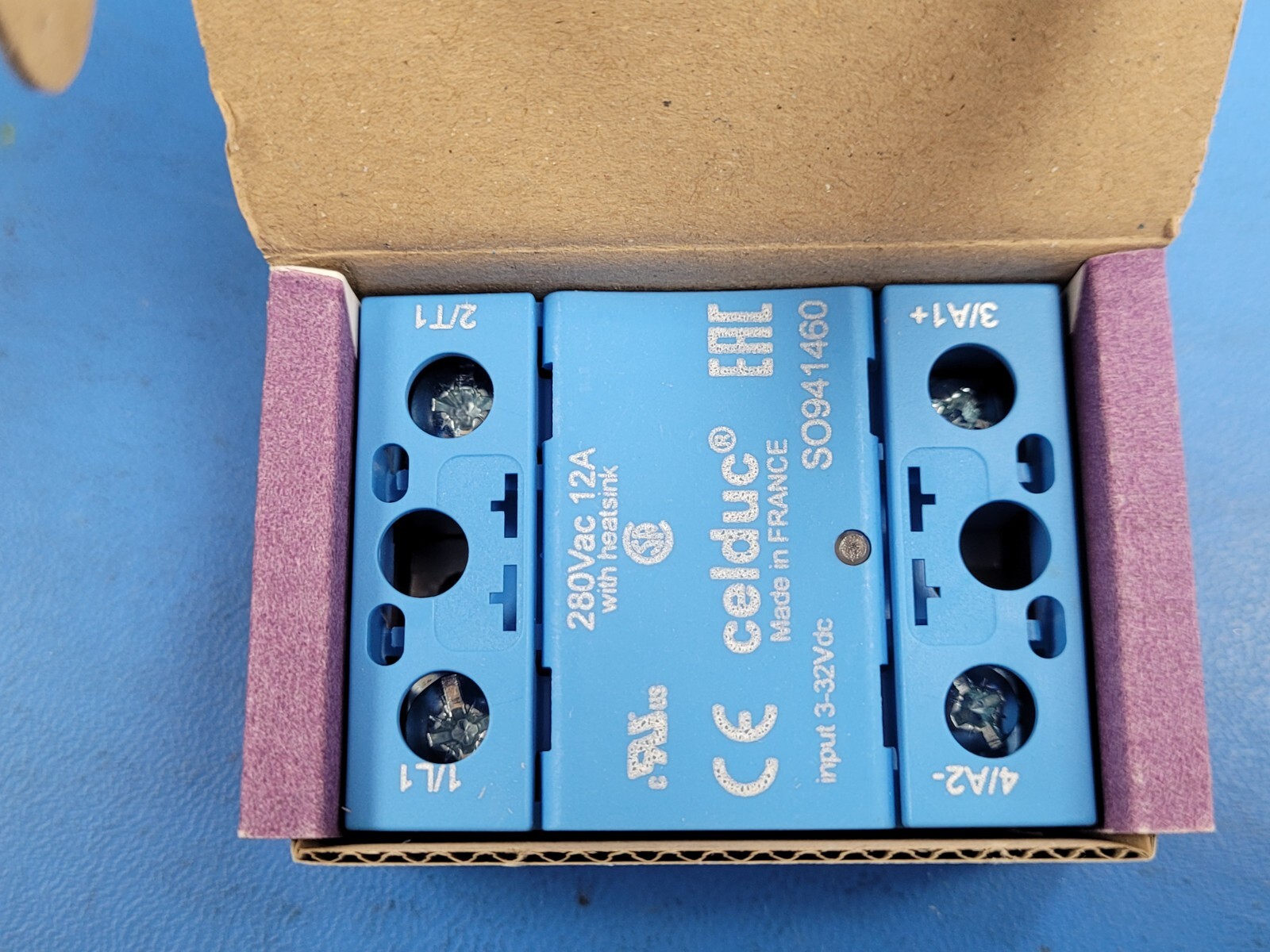 (1 pc) SO941460 CELDUC Power Solid State Relay 12A/12-280V ROHS