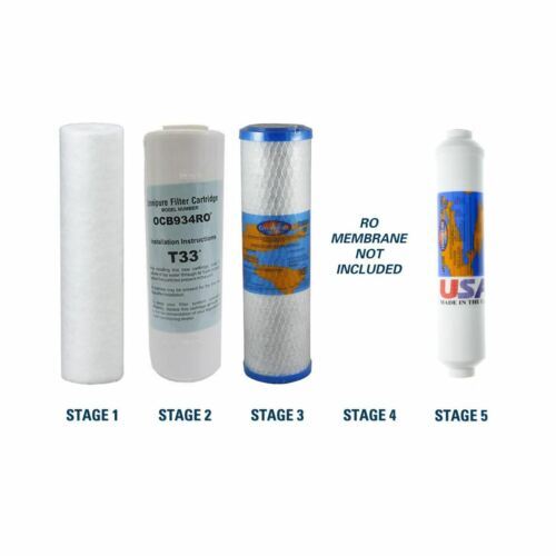 TGI GTS-550P Compatible RO Filter Kit (Membrane Sold Separately)