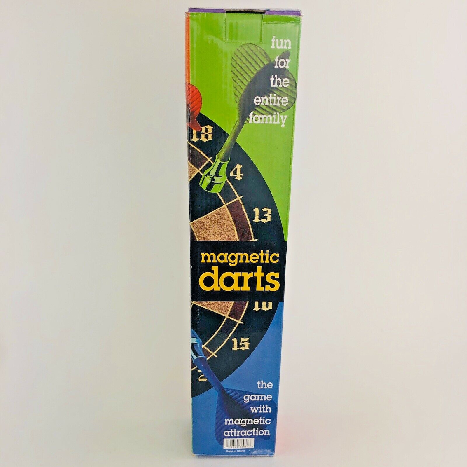 2 Sided Roll Up Indoor Magnetic Dart Board W/ 6 Magnetic Darts Game For Family