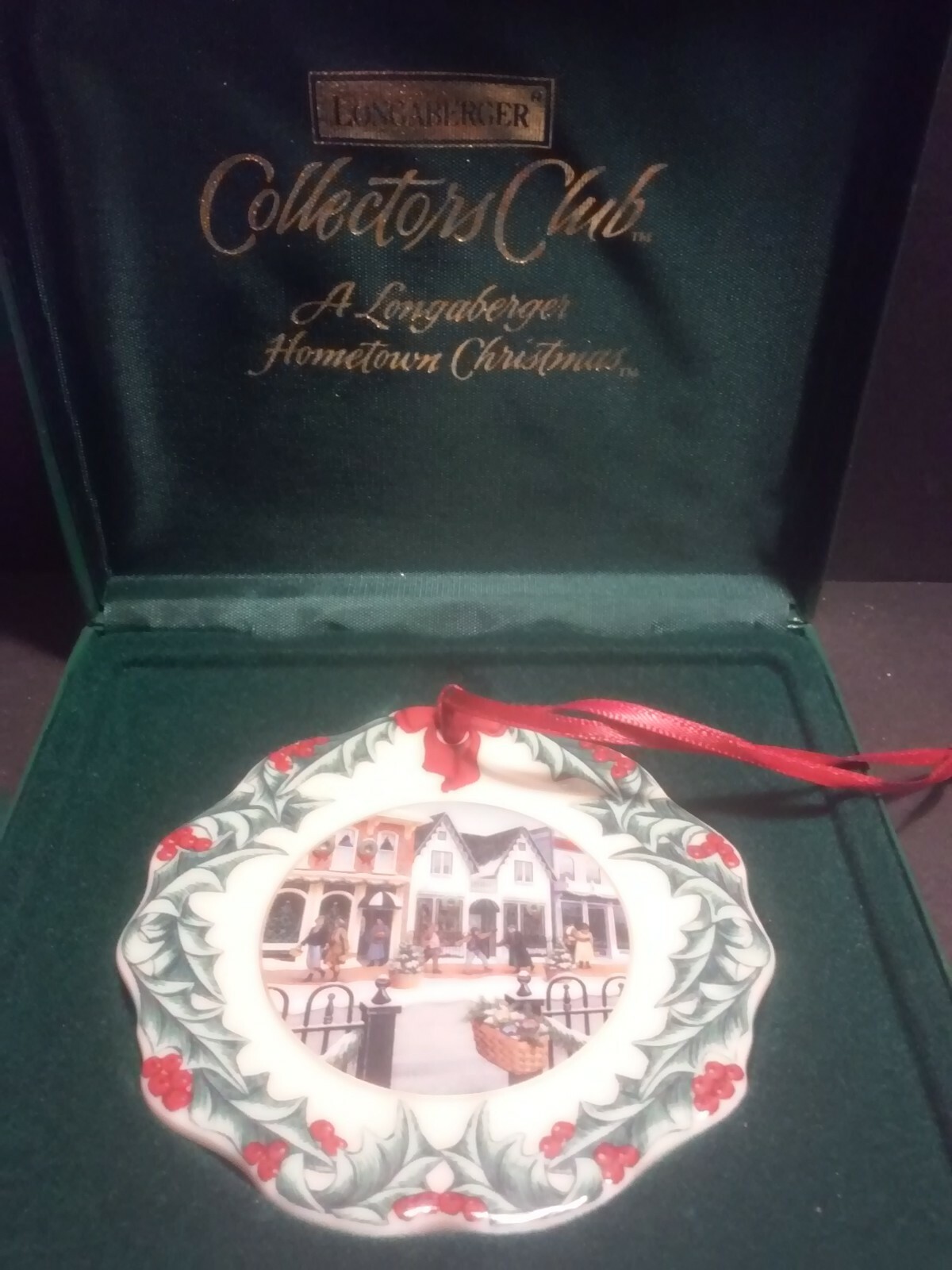 A Longaberger Hometown Christmas Ornament